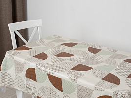 Клеенка столовая 1,4*50м ПВХ не ткань 81390-4 уДачная Деколь