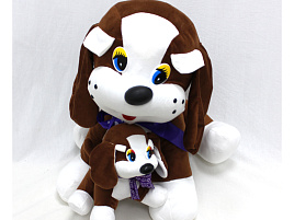 Мягкая игрушка Собака Бутуз семья 60см Б.27