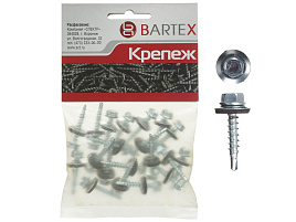 Саморез кровельный 4,8*29 цинк 20шт Bartex 4433