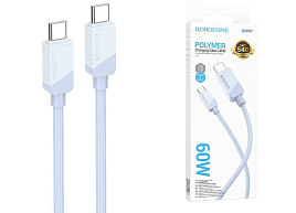 Кабель BOROFONE BX107aa. Type-C Blue 1m