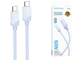 Кабель BOROFONE BX107aa. Type-C Blue 1m