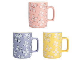 Кружка 400мл 806-272 Ситец микс