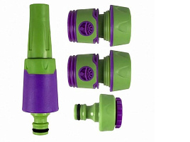 Полив НАБОР Пистолет + 3 Фитинга 096-5817