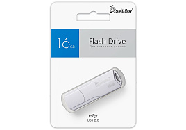 Флеш-драйв Smart Buy 16Gb SB16GBCLU-W CLUE White белый 1666