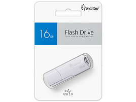Флеш-драйв Smart Buy 16Gb SB16GBCLU-W CLUE White белый 1666
