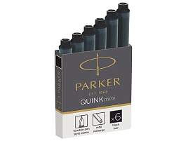 Картридж чернильный Parker 1950407 "Cartridge Quink Mini" черные, картонная коробка