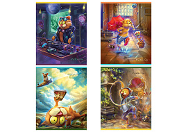 Тетрадь 48л.  Т5ск48 12279 "Эксклюзив. Барсик", глянцевая ламинация