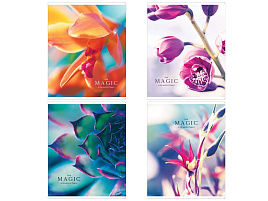 Тетрадь 48л. Greenwich Line N5c48-41050 "Magic of flowers", глянцевая ламинация, 70г/м2