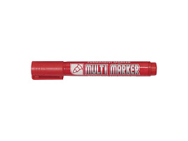 Маркер Crown CPM-800 красный перман. MULTI MARKER круглый 3мм.