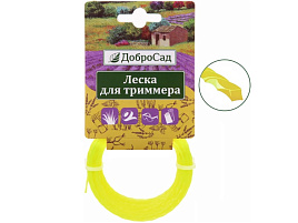 Леска для триммера ДоброСад 2,4мм 15м 702-176