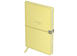Ежедневник А5 BG DuA5_61197 "Pastel. Yellow", кожзам, желтый, на резинке