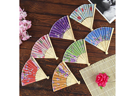 Веер Цветы микс 21см 1152875