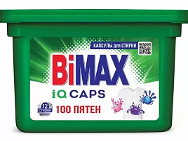 Стиральный порошок Капсулы Bimax 12шт.100 пятен М