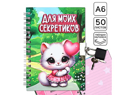 Записная книжка с замочком 10707017 Для моих секретиков