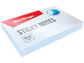 Блок самоклеящийся 76*51 Berlingo HN7651SB 100л. "Стандарт", голубой