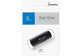 Флеш-драйв Smart Buy 8Gb SB008GB2SCK Scout Black черный 4017