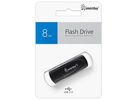 Флеш-драйв Smart Buy 8Gb SB008GB2SCK Scout Black черный 4017