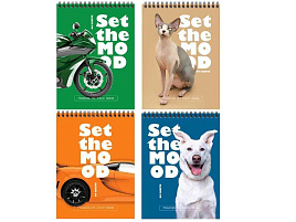 Блокнот 60л. BG Б5гр60 12151 "Создай настроение" А5 на гребне