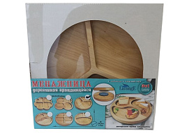 Менажница дерево 132-002 24,5см