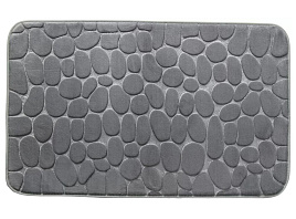 Коврик для ванной 50*80 Галька серая  узор Y4-9933/505855