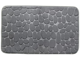 Коврик для ванной 50*80 Галька серая  узор Y4-9933/505855