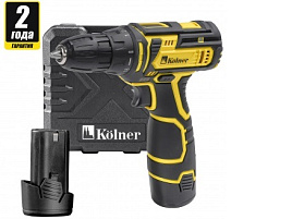 Дрель-шуруповерт Kolner KCD 12-2LC аккумуляторная