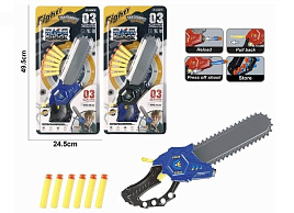 Набор оружия Y23642229 Бензопила с мягкими патронами