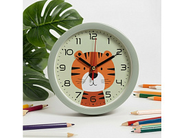 Будильник В4-054 Тигренок оливковый