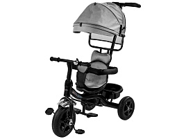 Велосипед детский с крышей FG230707023C-3 трехколесный серый