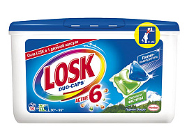 Стиральный порошок Капсулы Лоск 12шт.Колор