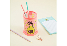 Стакан офисный MESHU MS_46340 "Avocat", розовая