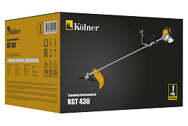 Триммер Kolner KGT 430 бензиновый 43см3,цельная штанга