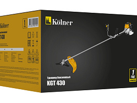 Триммер Kolner KGT 430 бензиновый 43см3,цельная штанга