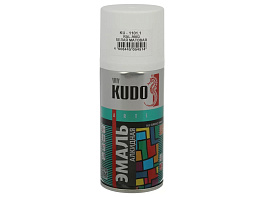 Эмаль-аэрозоль белая 210мл KUDO 9003/4514