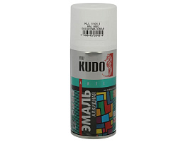 Эмаль-аэрозоль белая 210мл KUDO 9003/4514