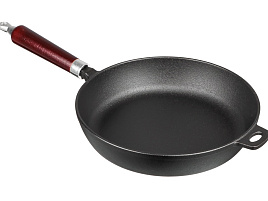 Сковорода 26см VETTA 808-007/2708 деревянная ручка, индукция