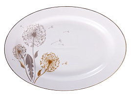 Блюдо керамика 26*17 222-100 Одуванчики