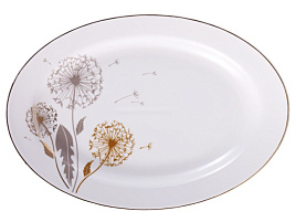 Блюдо керамика 26*17 222-100 Одуванчики
