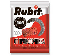 Инсектицид Рубит/Рофатокс гранулы от медведки 300гр красный 61394