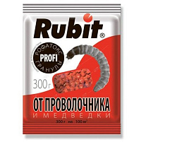 Инсектицид Рубит/Рофатокс гранулы от медведки 300гр красный 61394