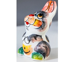 Сувенир Гжель Кролик Джо цвет