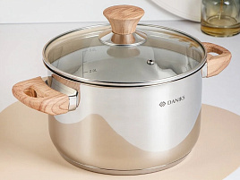 Кастрюля нержавейка 3,9л GS-01147-20CA/3548 Daniks Осло