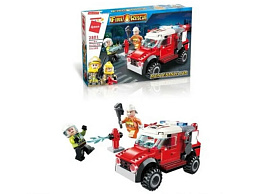 Конструктор Брик 2801-2804 Пожарная машина