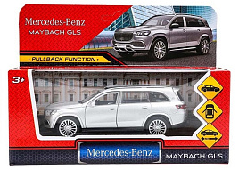 Машина металлическая MAYBCHGLS-12-WH MERCEDES-BENZ gls maybach 12см, дв,баг,ин,белый, кор.