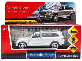 Машина металлическая MAYBCHGLS-12-WH MERCEDES-BENZ gls maybach 12см, дв,баг,ин,белый, кор.