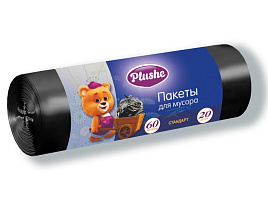 Мешок для мусора Plushe 30л.30шт.стандарт