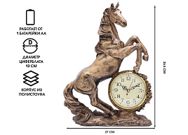 СГ Часы настольные 27*36,5см 5180716 Конь