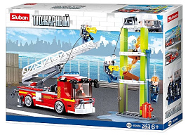 Конструктор Брик 38-0966 Пожарная служба 343дет