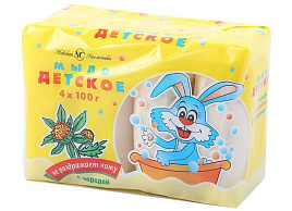 Мыло Детское 4*100гр Череда зайцы (НК)10155