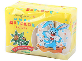 Мыло Детское 4*100гр Череда зайцы (НК)10155